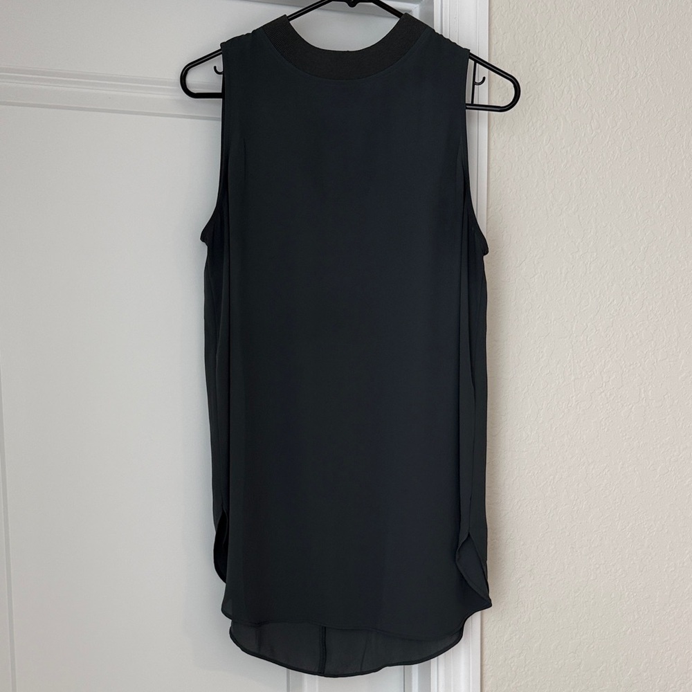 Elegant Green Sleeveless Top